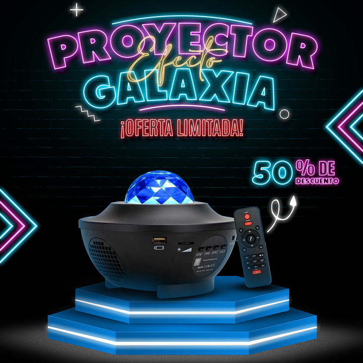 Proyector de Galaxias + Altavoz Bluetooth - GLAXY™