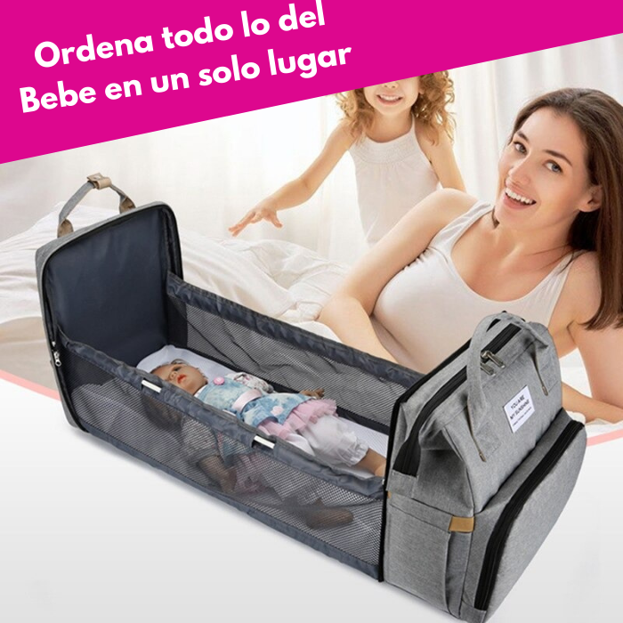 Bolso de Pañales y Cambiador Portátil